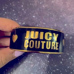 Enameled gold plated juicy couture bangle